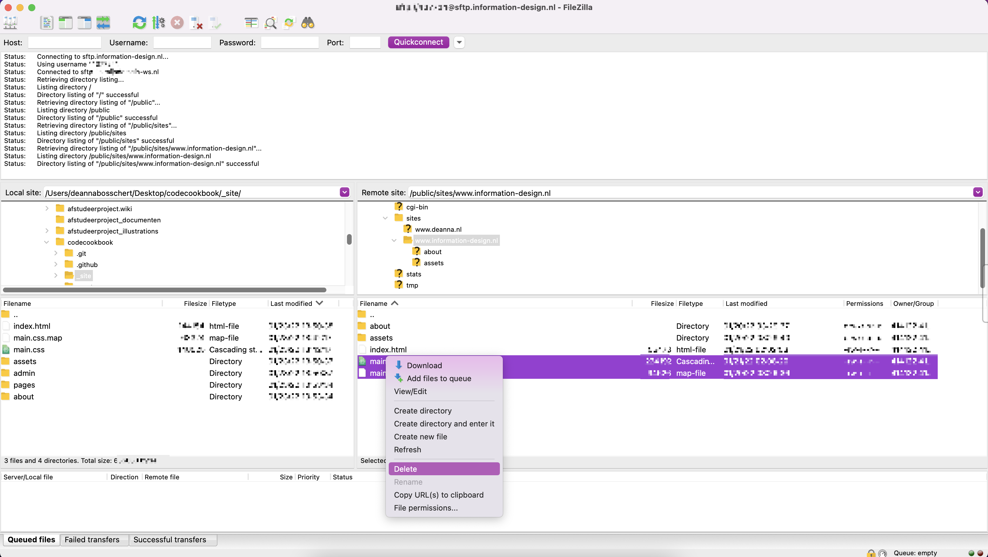 filezilla screenshot